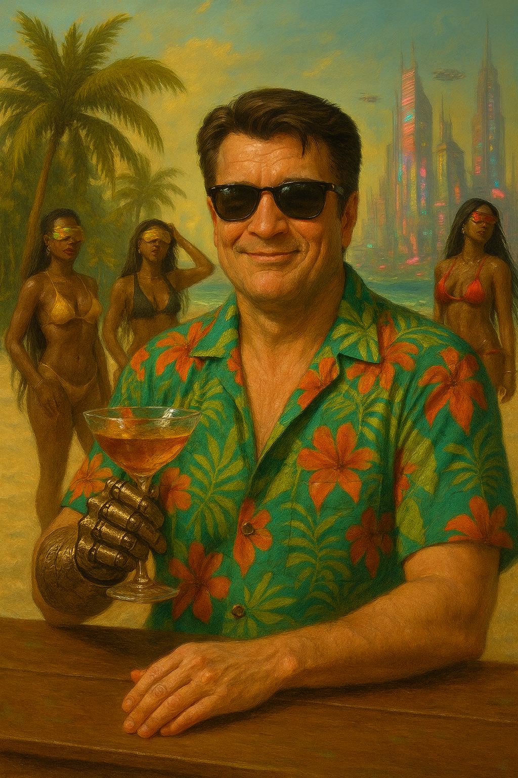 Foto de Stephen Palace en la playa